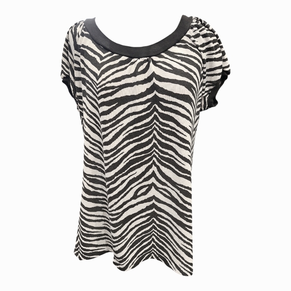 Cato Rare Y2K Vintage Zebra-print Top - Picture 2 of 4